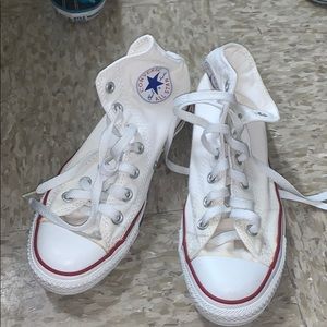 white high top converse